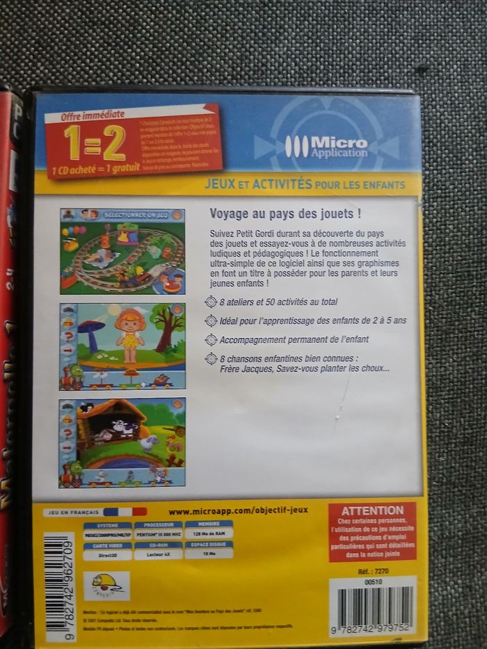 Lot de deux jeux de pc pour maternelle - photo numéro 6