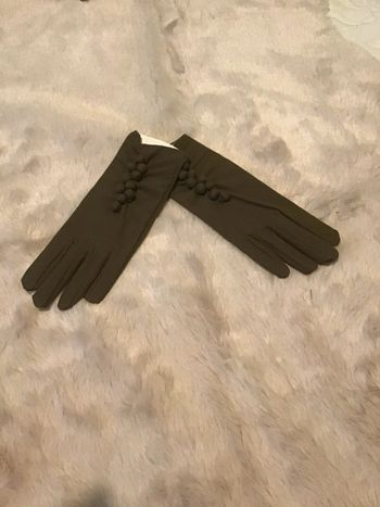 Paire de gants femme taille unique 7-8 couleur marron