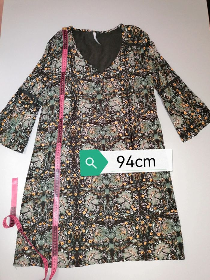 Robe kaki fleuri 42 - photo numéro 10