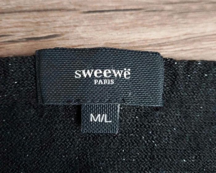 Joli pull Sweewë noir et argenté - photo numéro 4