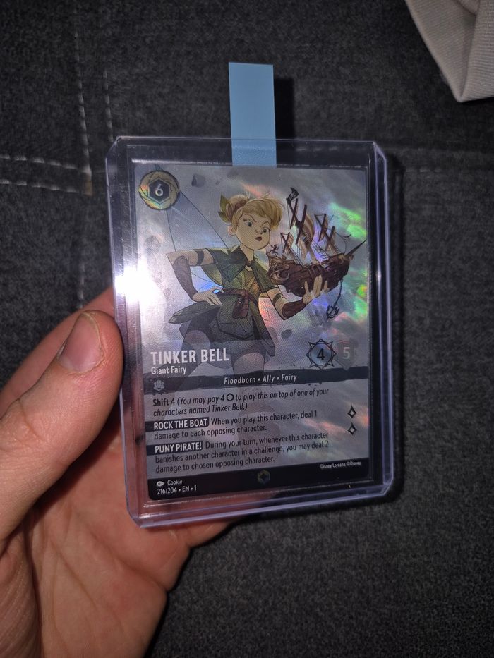 Carte lorcana la fée clochette enchantée chapitre 1 - photo numéro 4