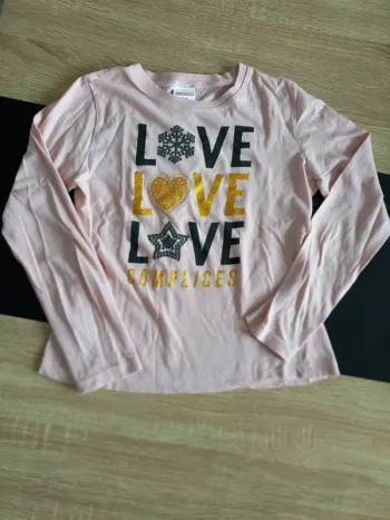 Tee-shirt manches longues fille 10 ans