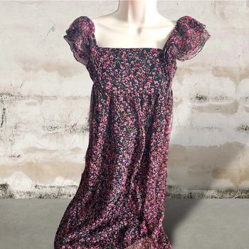 Robe 100% soie Naf Naf - Taille 34 - Chic soirée/cérémonie