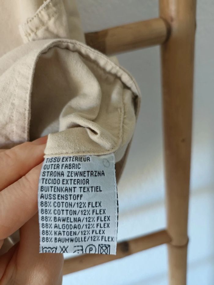 Joli gilet sans manches beige effet lin Waki 6 ans - photo numéro 4