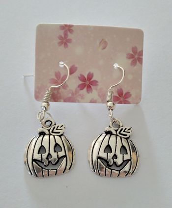 Boucles d'oreilles citrouilles halloween