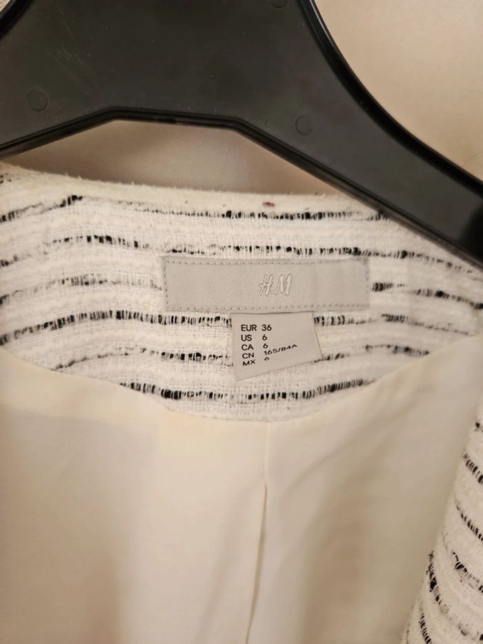 Tailleur jupe 38 veste 36 H&M - photo numéro 2