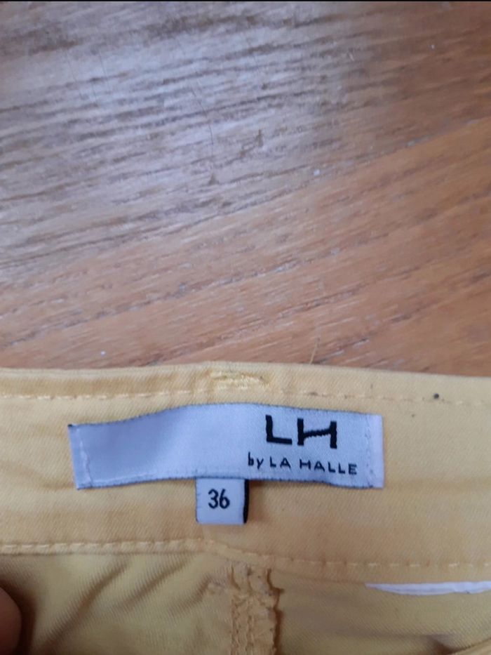 Jeans jaune La Halle - photo numéro 3