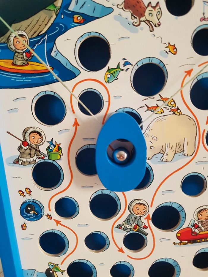 Zigzag sur la banquise jeu d'adresse en bois Fnac éveil et jeux - photo numéro 5