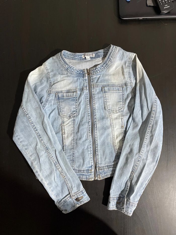 Veste en jeans 16 ans fille