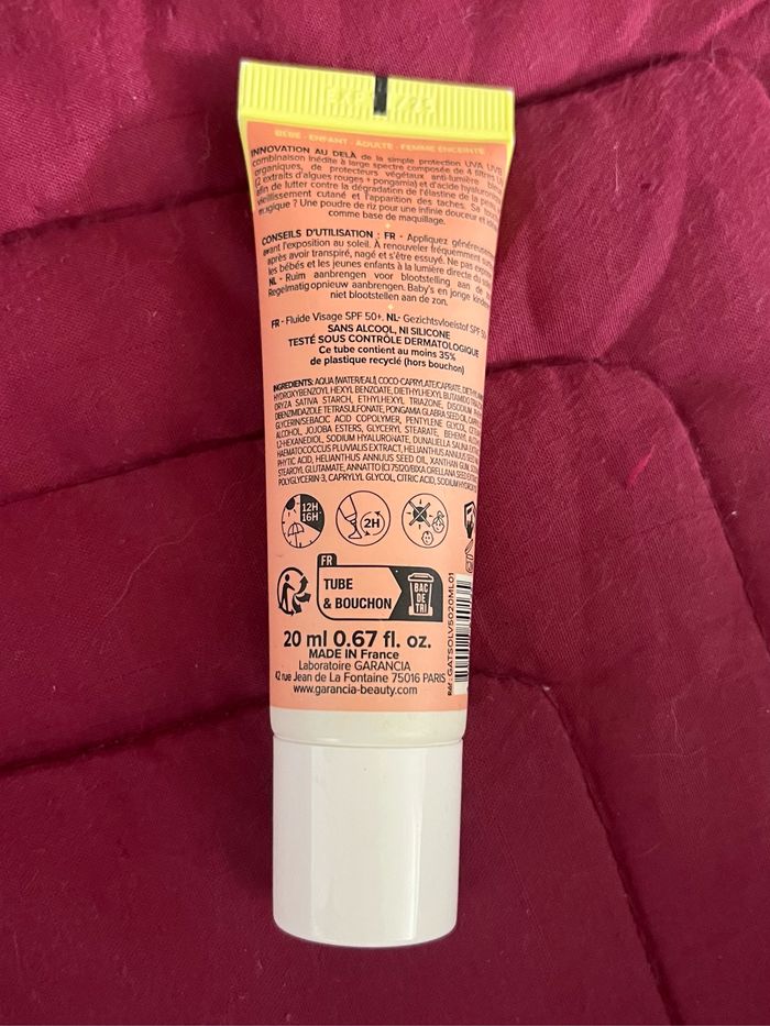 Fluide incroyable sun protect Garancia 20 ml neuf - photo numéro 2