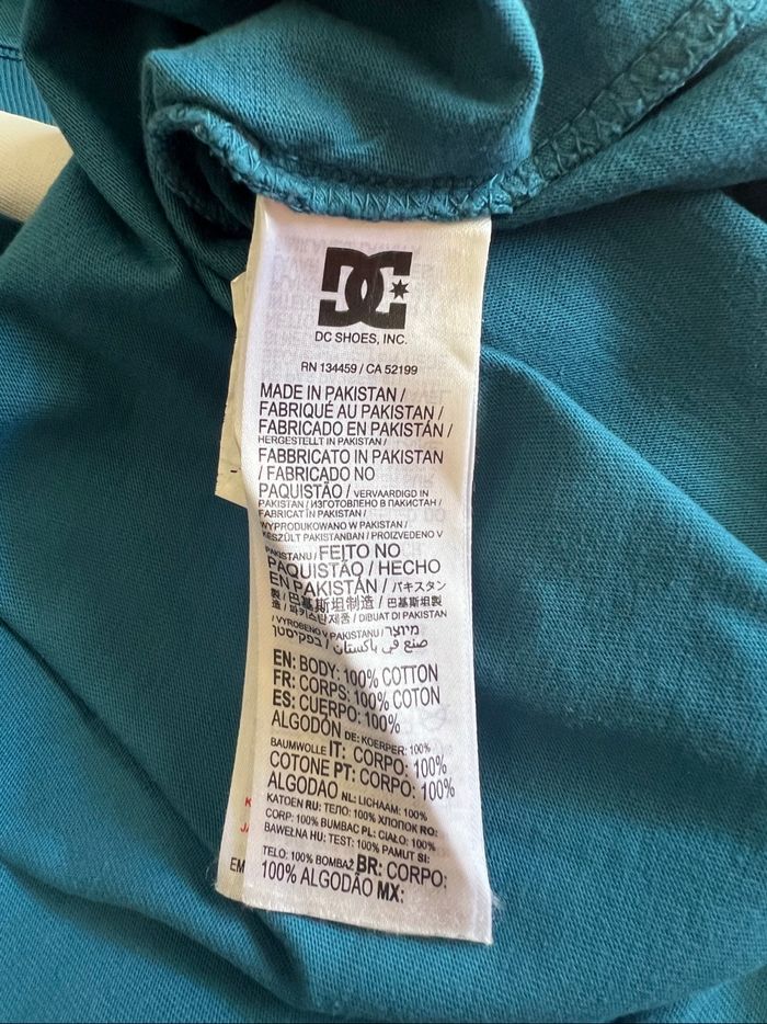 Tee-shirt bleu taille L DC Shoes - photo numéro 7