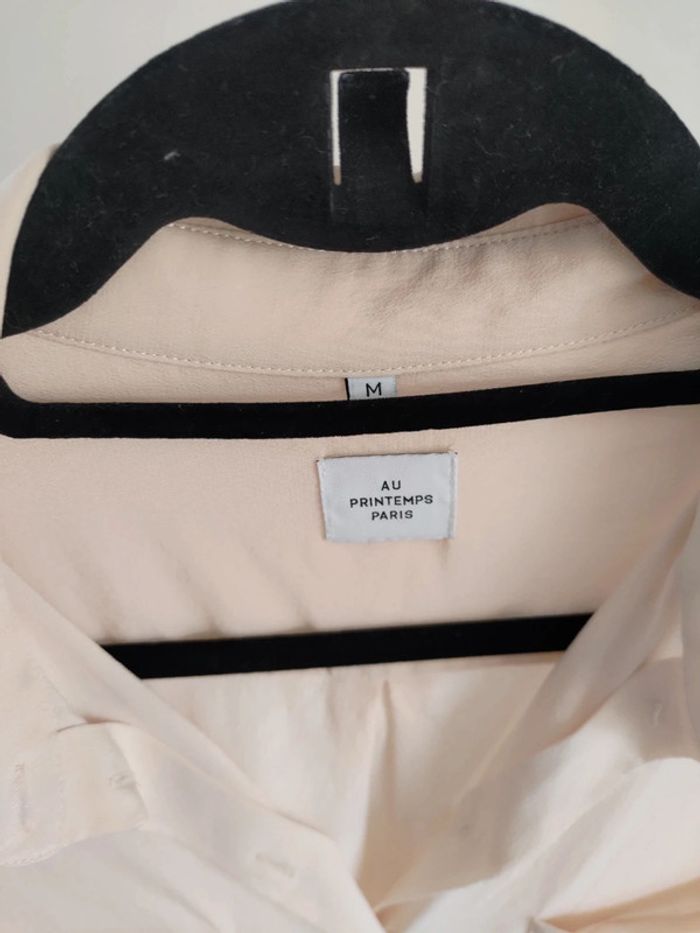 Au Printemps Paris chemise soie M - photo numéro 3