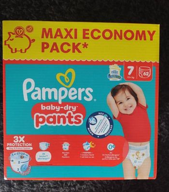 Couches Pampers baby-dry pants