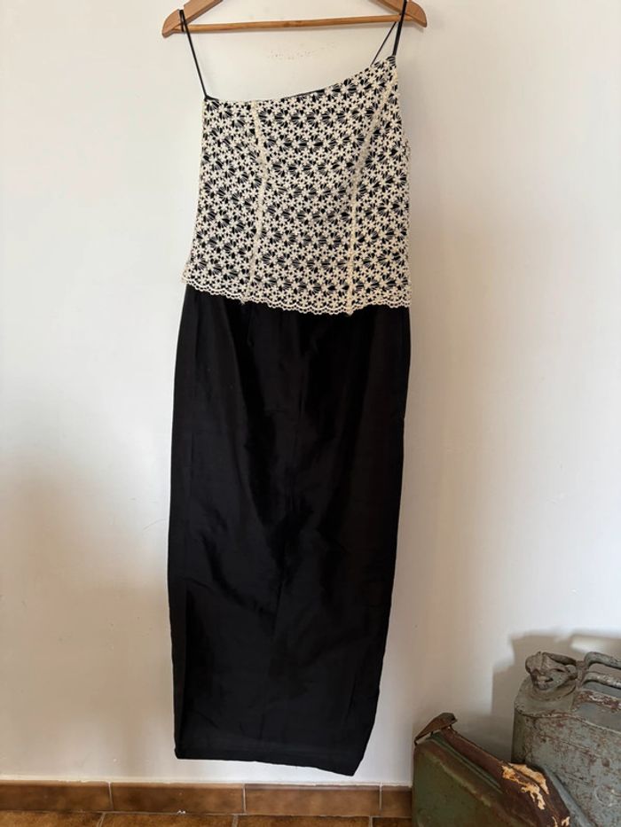 Robe de cérémonie en soie sauvage taille 40 - photo numéro 2