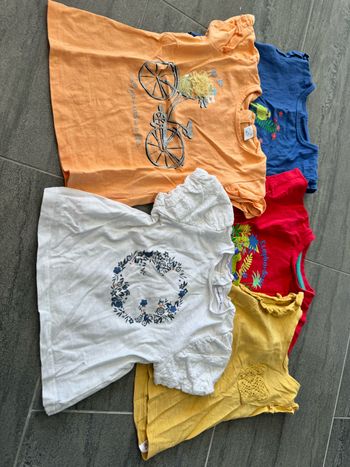 Lot t-shirts manches courtes 18 mois