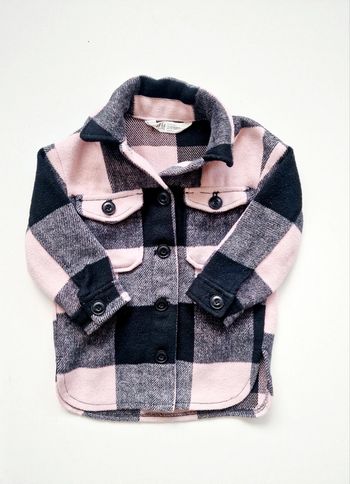 H&M - Veste / Surchemise en laine - A carreaux