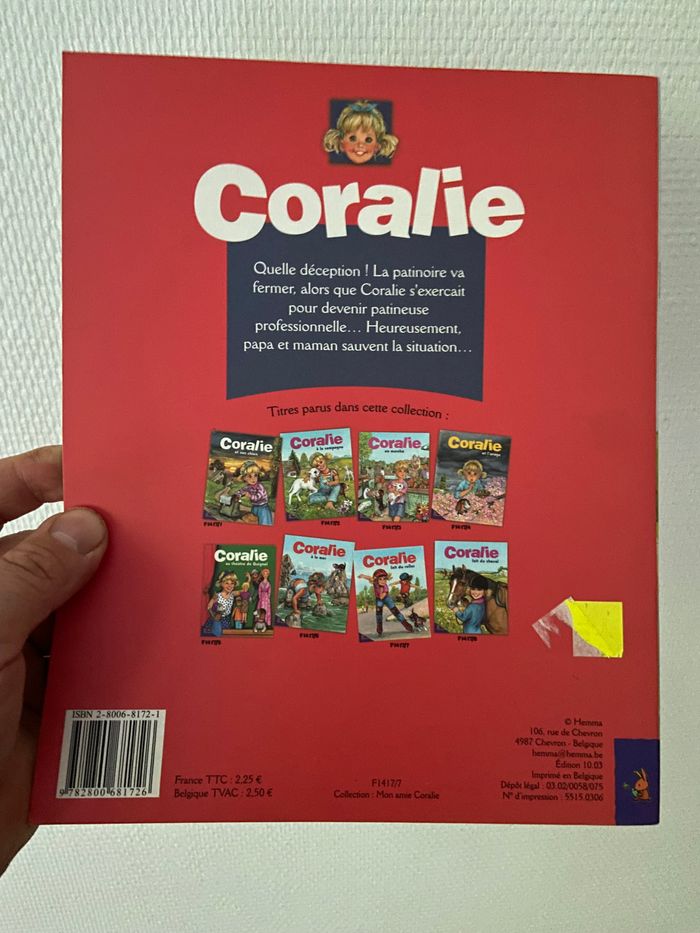 livre coralie fait du roller - photo numéro 2