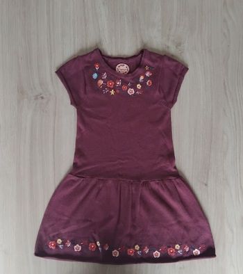 Robe 6 ans Sergent Major Violette à Fleurs 🌸 