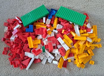 🏗 Jeu de construction Polybric, vrac d'environ 1,4kg - Fryd France 1970's