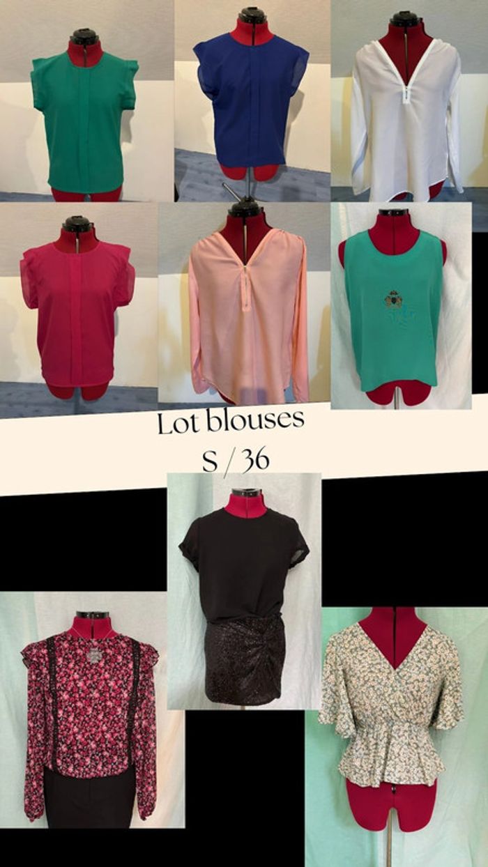 Lot blouses légères  S/36