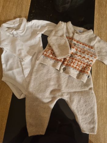Ensemble petit bateau 3 mois