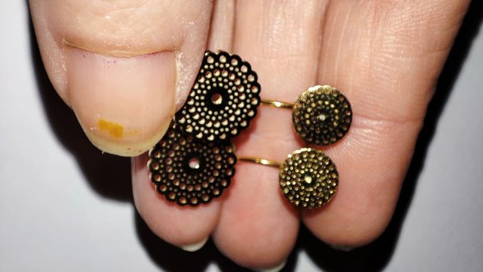 Boucles d'oreilles dorées - photo numéro 9