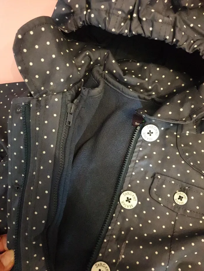 Manteau fille 12 mois sergent major - photo numéro 3