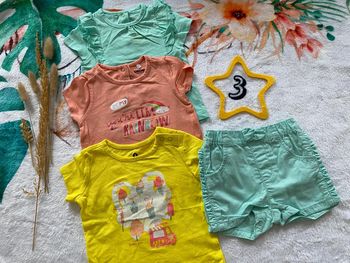 Ensemble bébé fille 3 mois