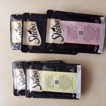 Lot de 5 sachets SHEBA Kitten sélection mixte en sauce sachets fraîcheur