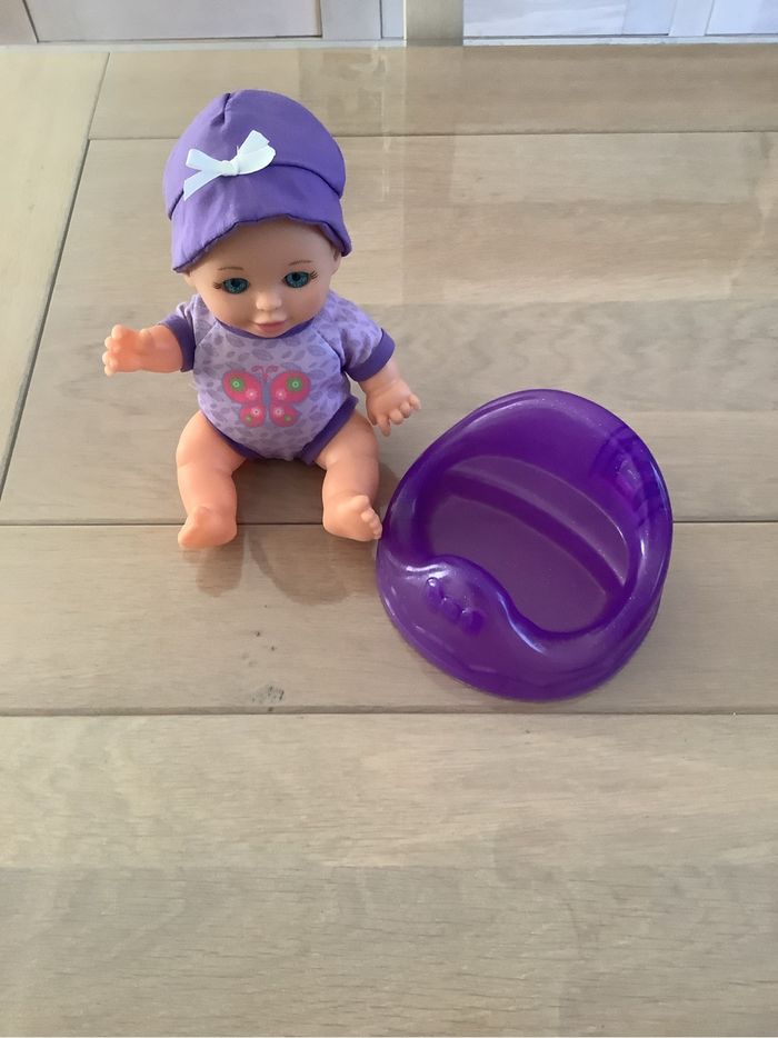 Poupon  avec  son popo