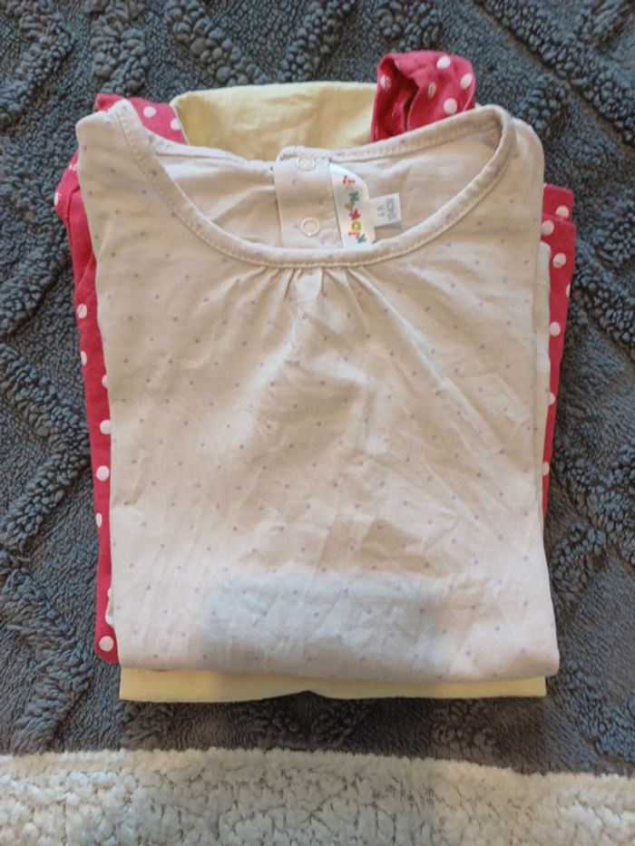 Lot de 6 maillots manches courtes fille taille 6 ans - photo numéro 5