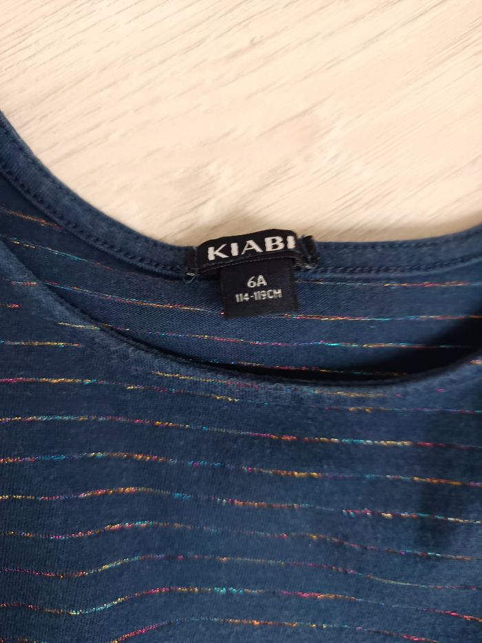 Robe bleue Kiabi 6 ans - photo numéro 3