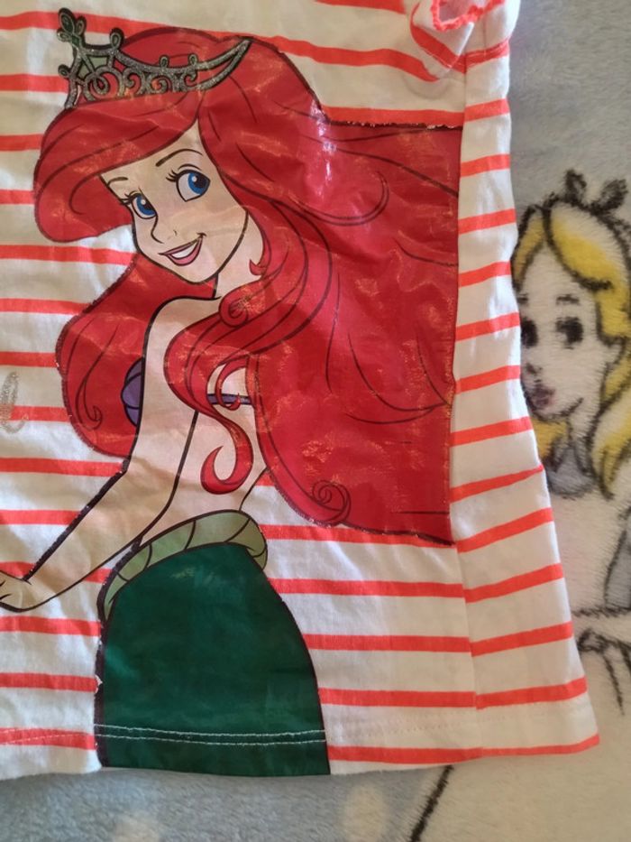 T-shirt Disney Ariel 24 mois - photo numéro 3
