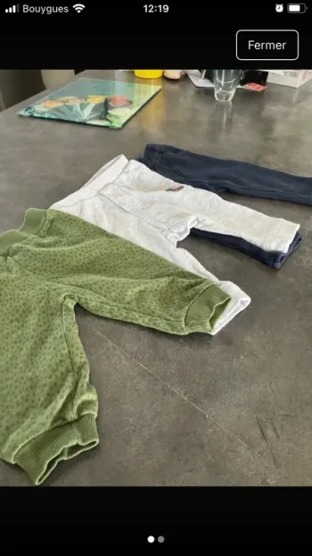Lot pantalon 9 mois