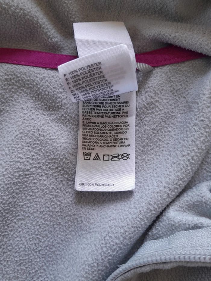 Veste capuche zippée polartec North face XL - photo numéro 9
