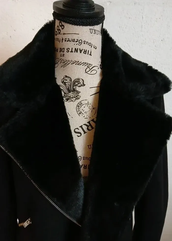 🖤 Veste doublée fausse fourrure – Etam – Taille 40 – Bon état - photo numéro 6