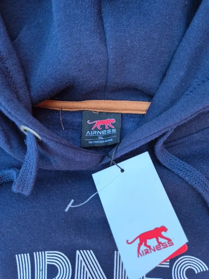 Sweat à capuche homme Airness T. XL neuf - photo numéro 8