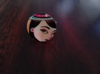 Bague La marelle "visage fillette"