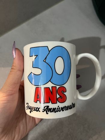 Tasse 30 ans Joyeux anniversaire Neuf vaisselle