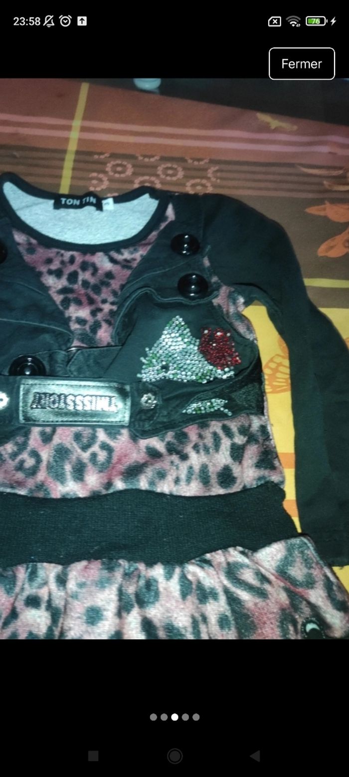 Très belle tunique fille e31 - photo numéro 5