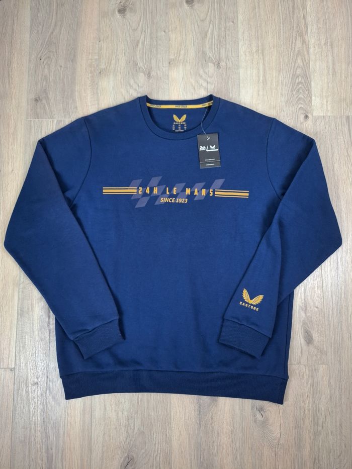 Sweat – Pull – Sweatshirt – Jumper – Castore – 24h Le Mans – Bleu Marine – Homme – Taille 2XL – Neuf - photo numéro 3