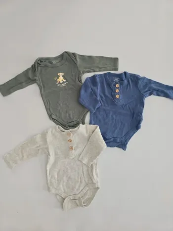 Lot de 3 bodies manches longues