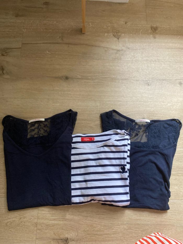 Lot de 3 t shirts manches courtes