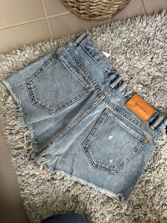 Short en jeans Zara - photo numéro 3