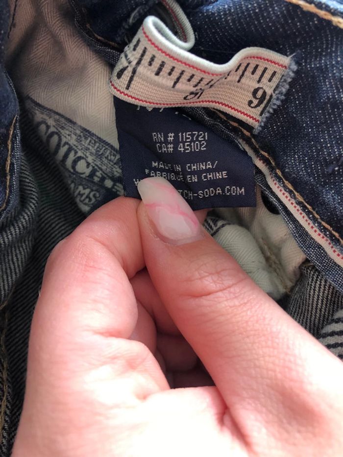 Jeans scotch & soda bleu brut - photo numéro 5