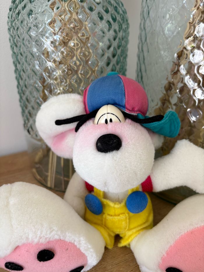 Peluche Diddl vintage casquette sac à dos - photo numéro 2
