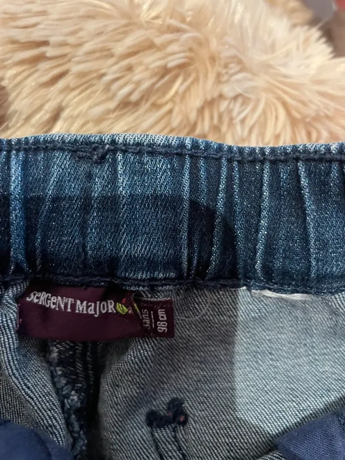 Short en jean - sergent major - poche cœur - T3ans - photo numéro 4