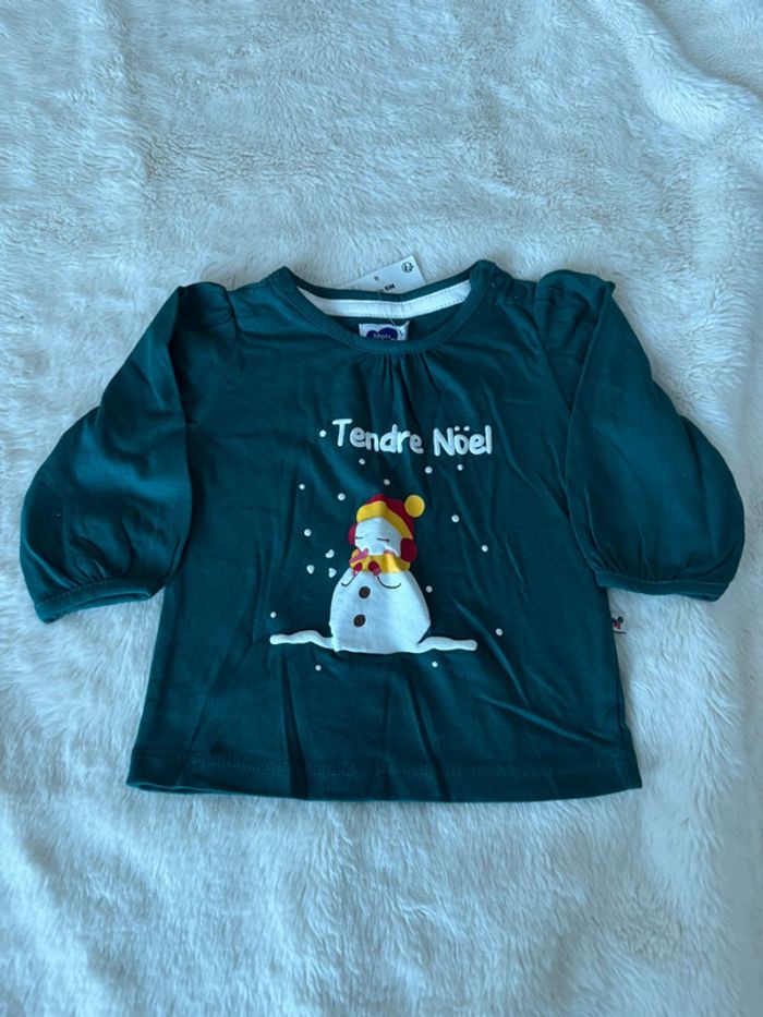 Tee shirt manche longue Noël