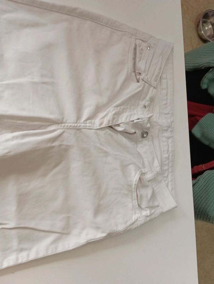 Pantalon jeans femme Julie Guérlande taille 38 coupe droite - photo numéro 4