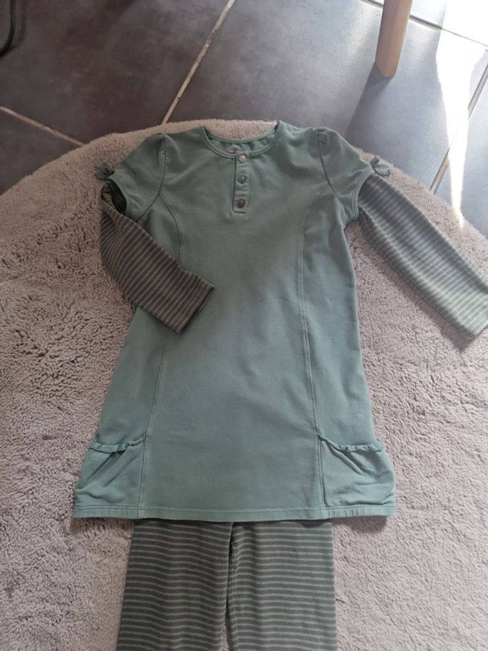 Ensemble leggings et tunique Vert Baudet 5 ans - photo numéro 2